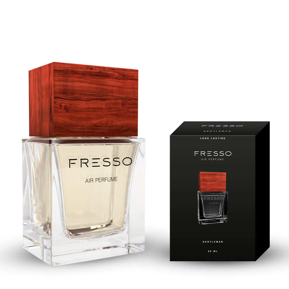 Fresso Gentleman Air Perfume - luksusowe perfumy samochodowe w szklanym flakonie 50ml