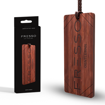Fresso Gentleman - ekskluzywna drewniana zawieszka zapachowa do samochodu