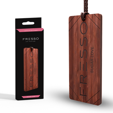 Fresso Sugar Love - ekskluzywna drewniana zawieszka zapachowa do samochodu