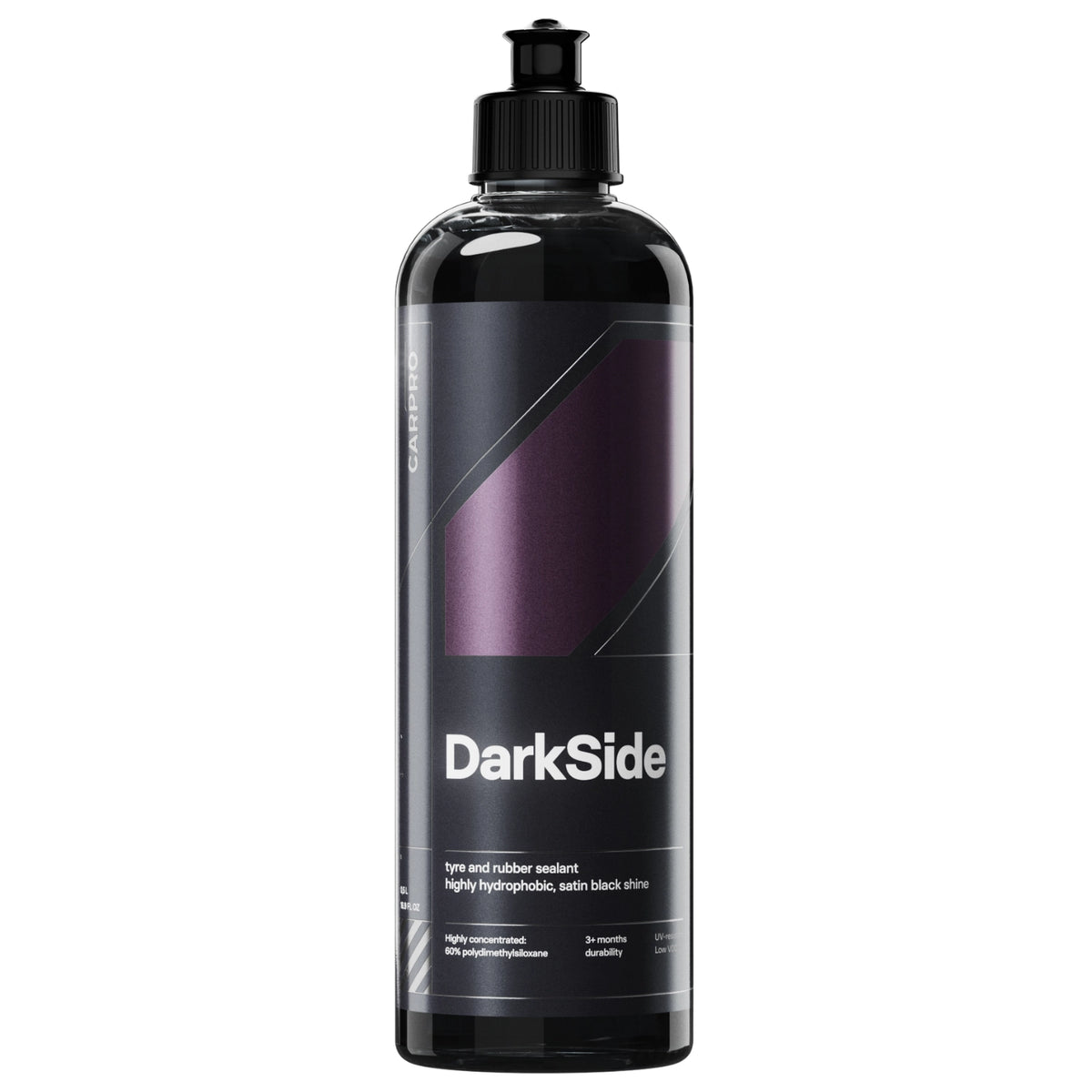 CARPRO DarkSide - trwały dressing do opon i gumy z technologią SiO2, satynowe wykończenie 500ml