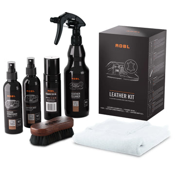 ADBL Leather KIT - kompletny zestaw do czyszczenia i zabezpieczenia tapicerki skórzanej